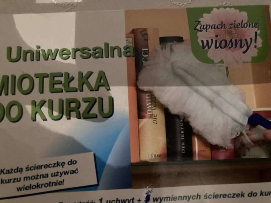 Miotełka Do Kurzu Zmiotka Elektrostatyczna Uniwersalna 1 kpl