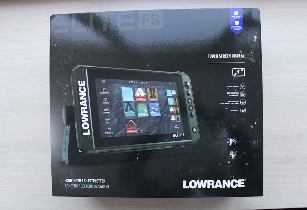 Ехолот Картплоттер Lowrance Elite FS 9 , Еліт Фс, Карти Гарантія