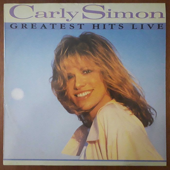 Carly Simon disco de vinil "Greatest Hits Live"