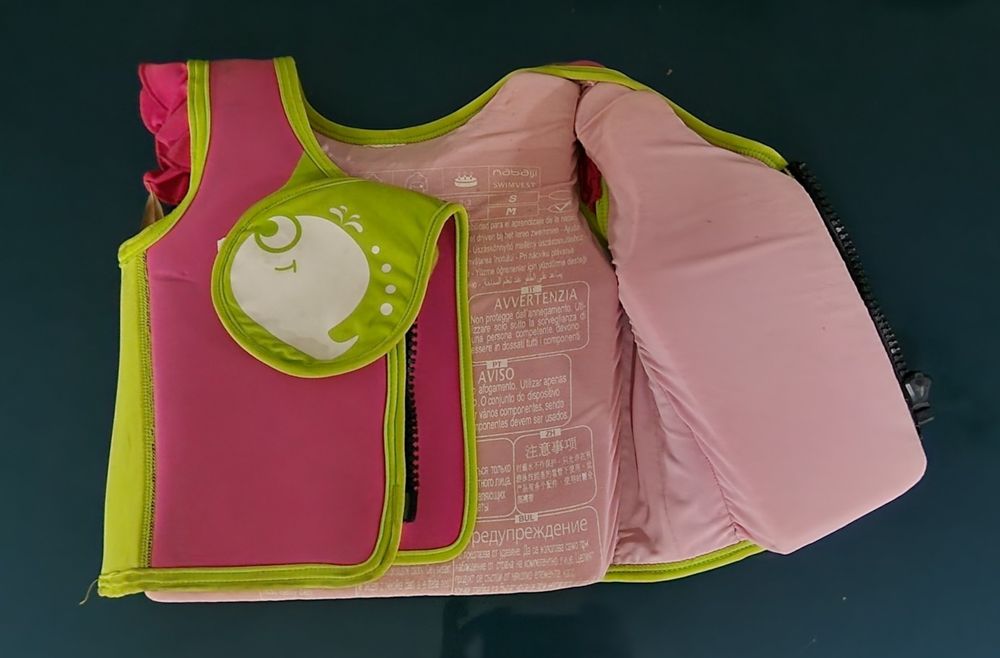 Colete para agua de criança