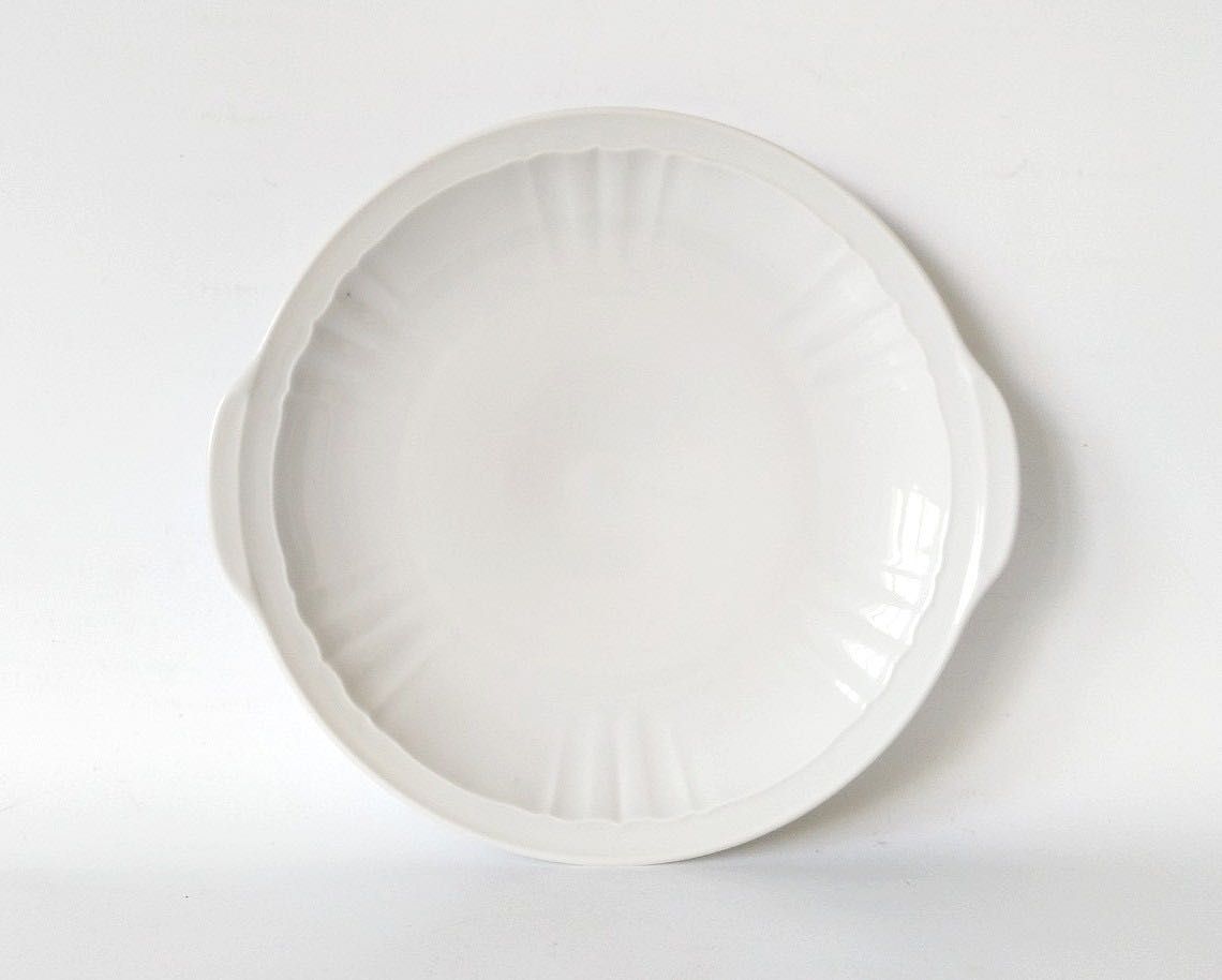 Patera Eschenbach niemiecka biała porcelana biel szykowna talerz