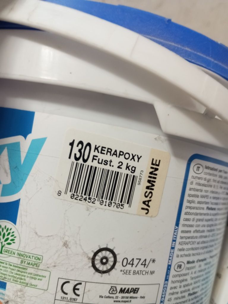 2x fuga kerapoxy Jasmine Mapei 2kg