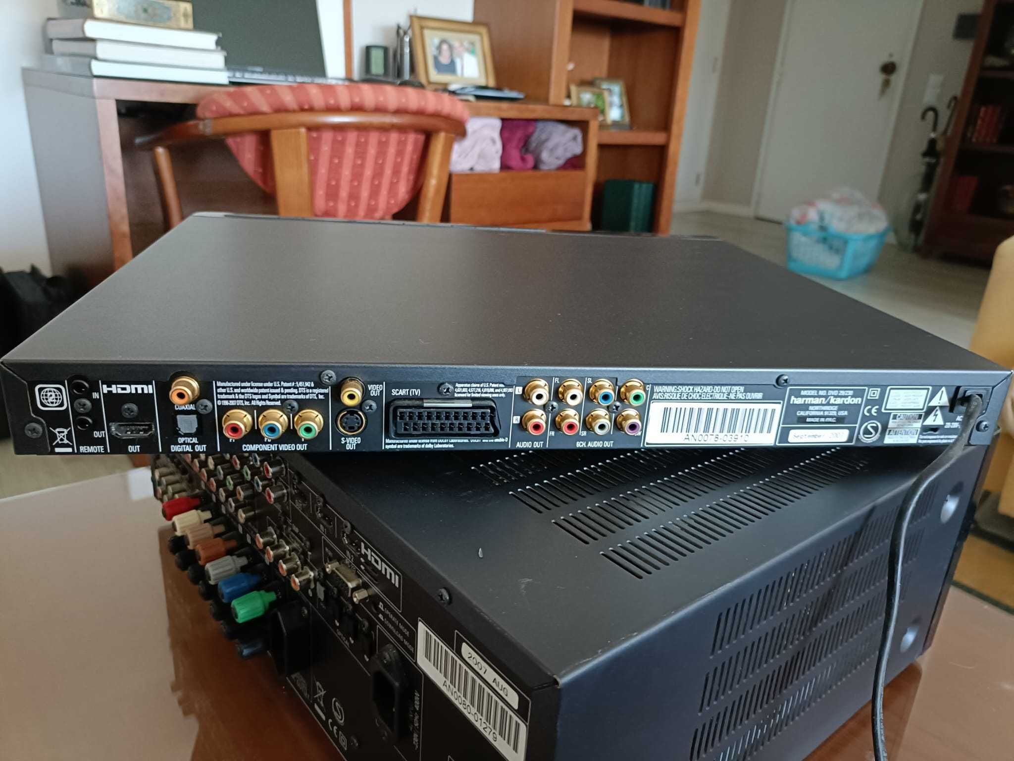 Home Cinema Harman Kardon Avr350 e DVD29 e Bose acoustimass 10