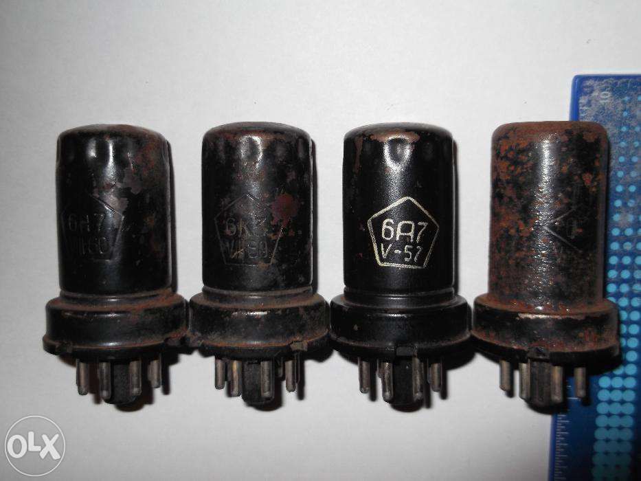 Радиолампы 6А7, 6КЗ, 6Г2