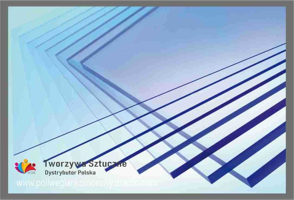 Poliwęglan komorowy Lity płyty dach taras pergola 4,6,8,10,16,20,25,32