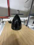 Lampa wisząca 2 szt ceramiczna czarna