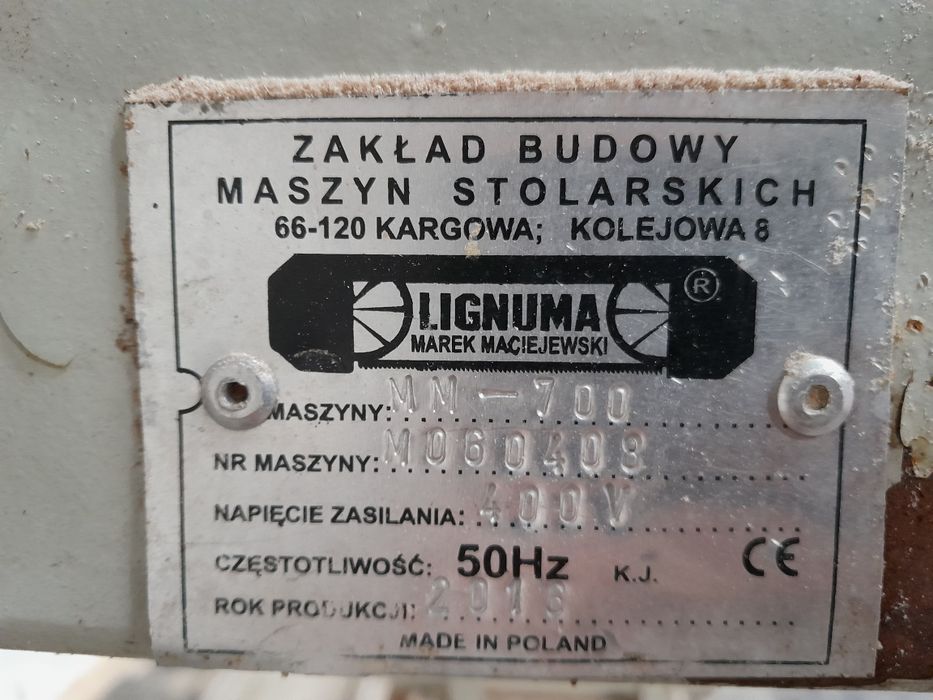 Trak taśmowy Lignuma MN-700 9m