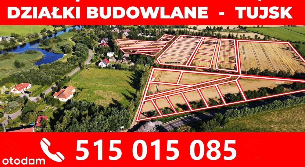 Działka budowlana Tujsk Działki budowlane Tujsk