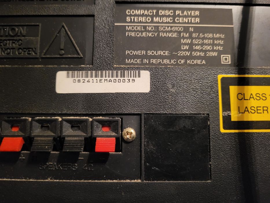 Wieża Samsung z gramofonem