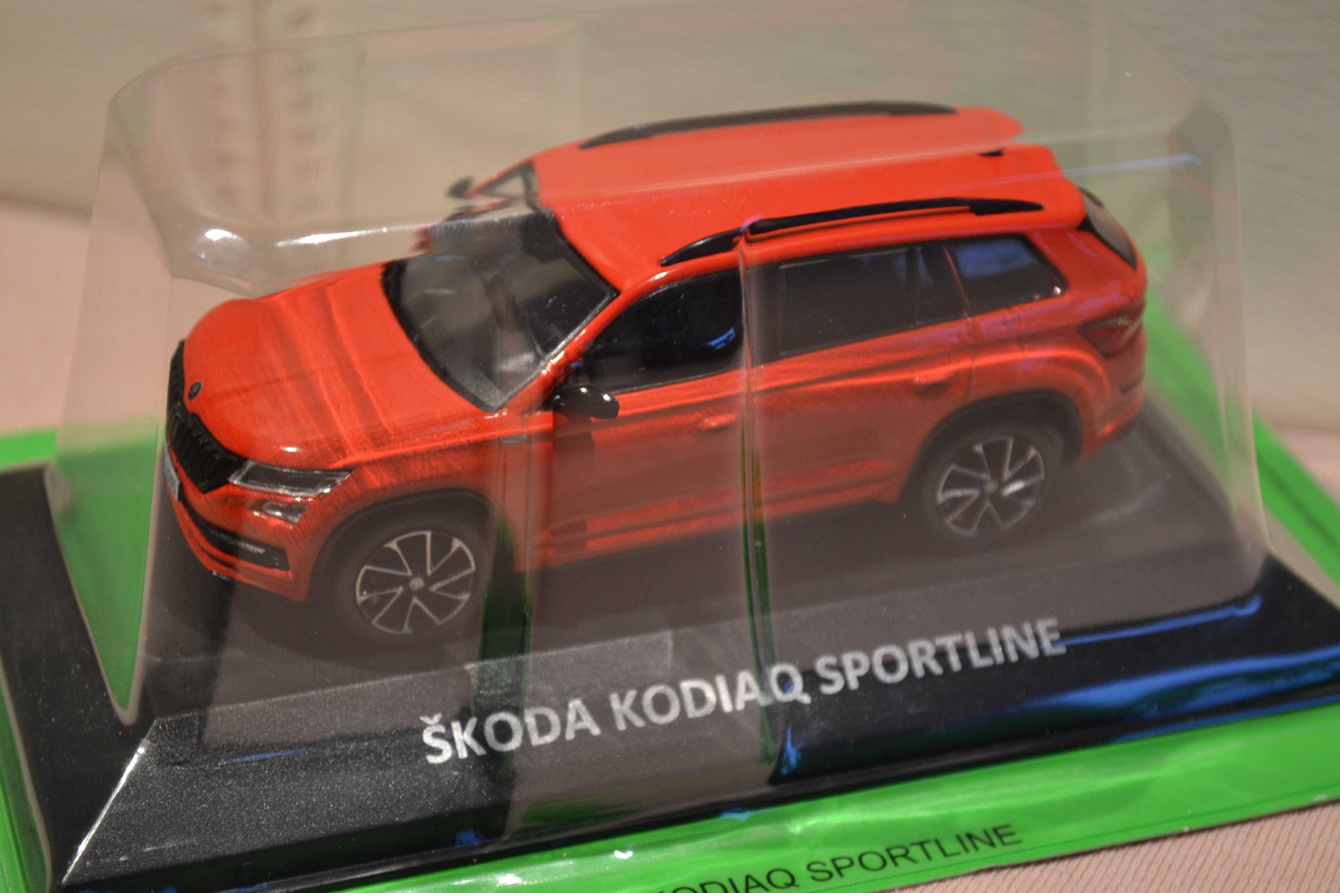 Skoda Kodiaq Sportline 2018 r. model 1:43 DeAgostini Czechy nr 68