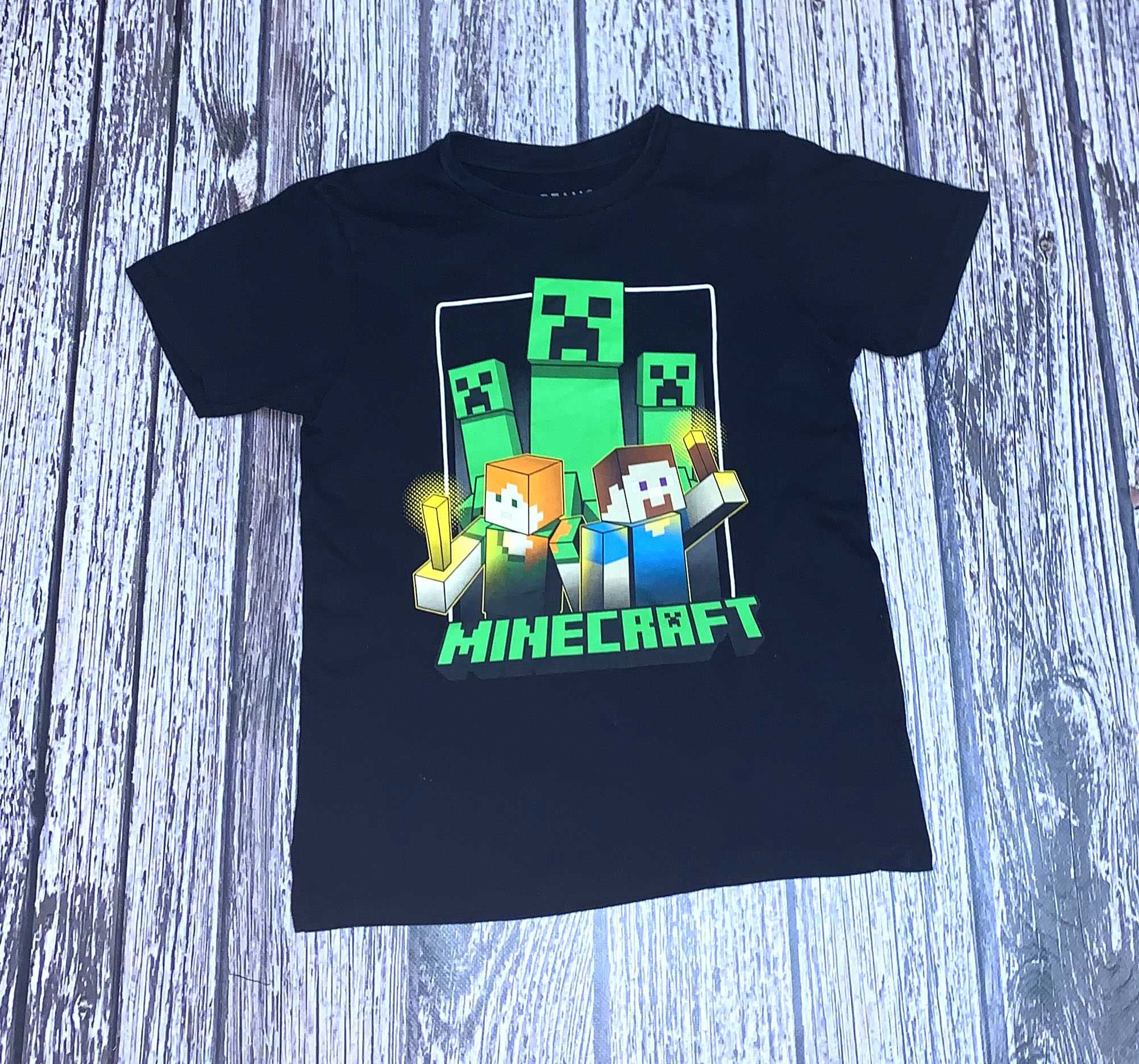 Футболка Minecraft для мальчика 7-8 лет, 122-128 см