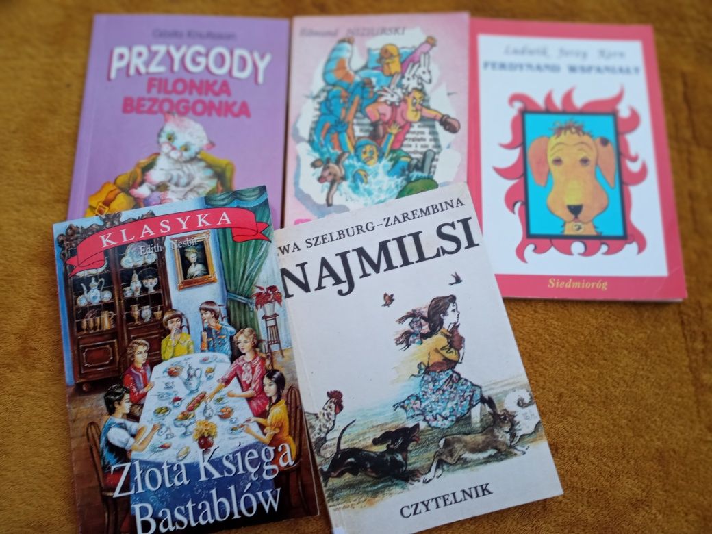Zestaw książek dla dzieci przygody filonka bez ogonka