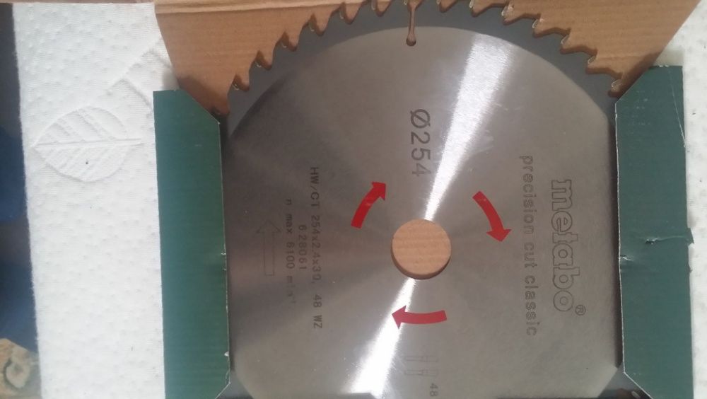 Tarcza metabo widiowa 254mm 48z