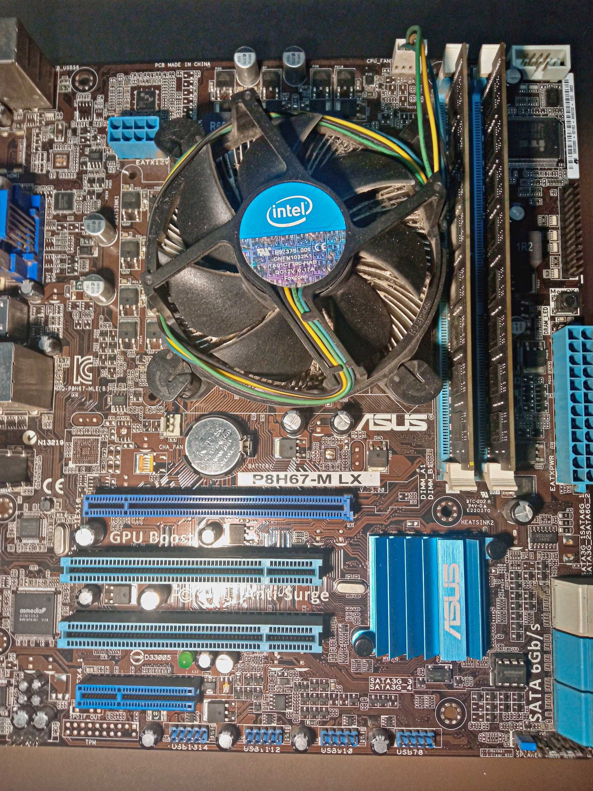Збірка Intel Core i7-3770 3.4 Ghz - Asus P8H67-M LX - 16GB DDR3