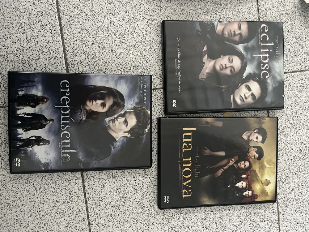 Coleção 3 Dvds Saga Twilight