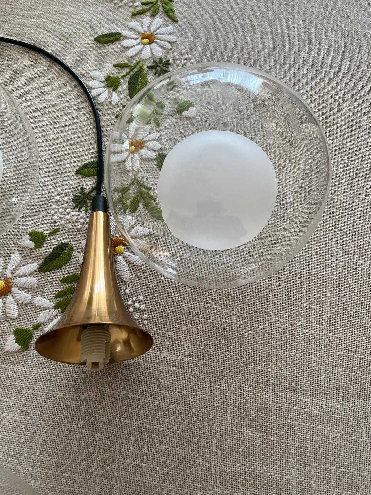 Eleganckie lampy wiszące - model włoski (kpl.: 1 zwis + 3 zwisy)