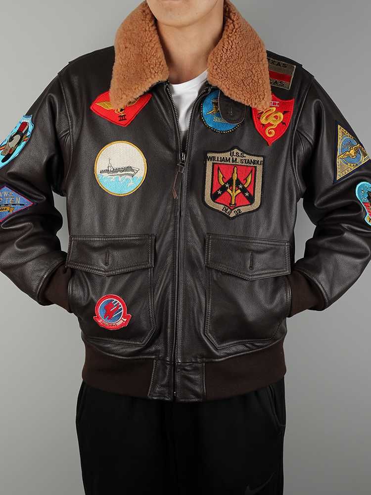 Kurtka Zimowa Męska Pilotka Tom Cruise Top Gun Bombera Pilotka