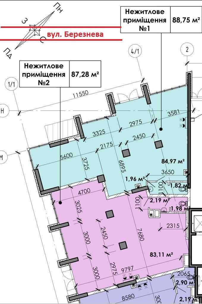 Супер-Фасад, помещения 87 и 89 кв.м, ЖК "Стар сити", ул. Каунасская 27