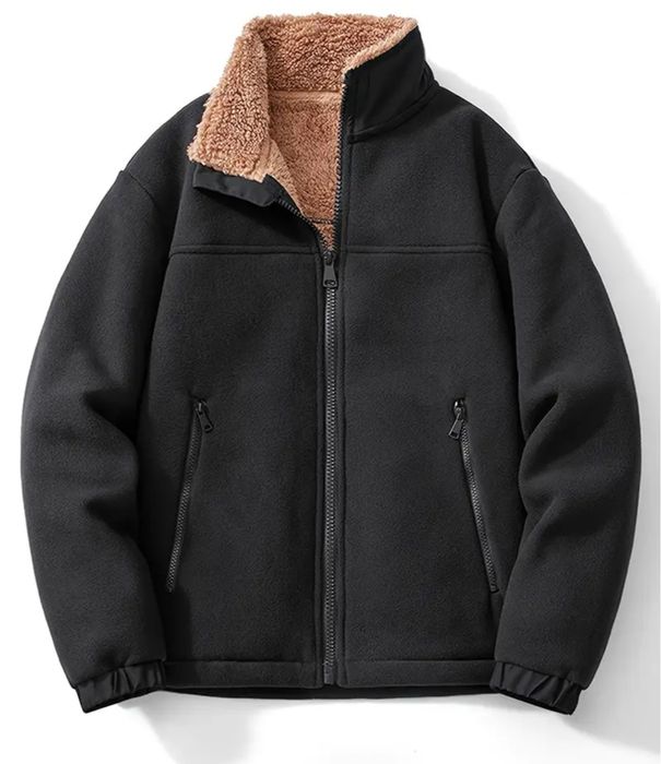 Чоловіча куртка - толстовка з екохутром.