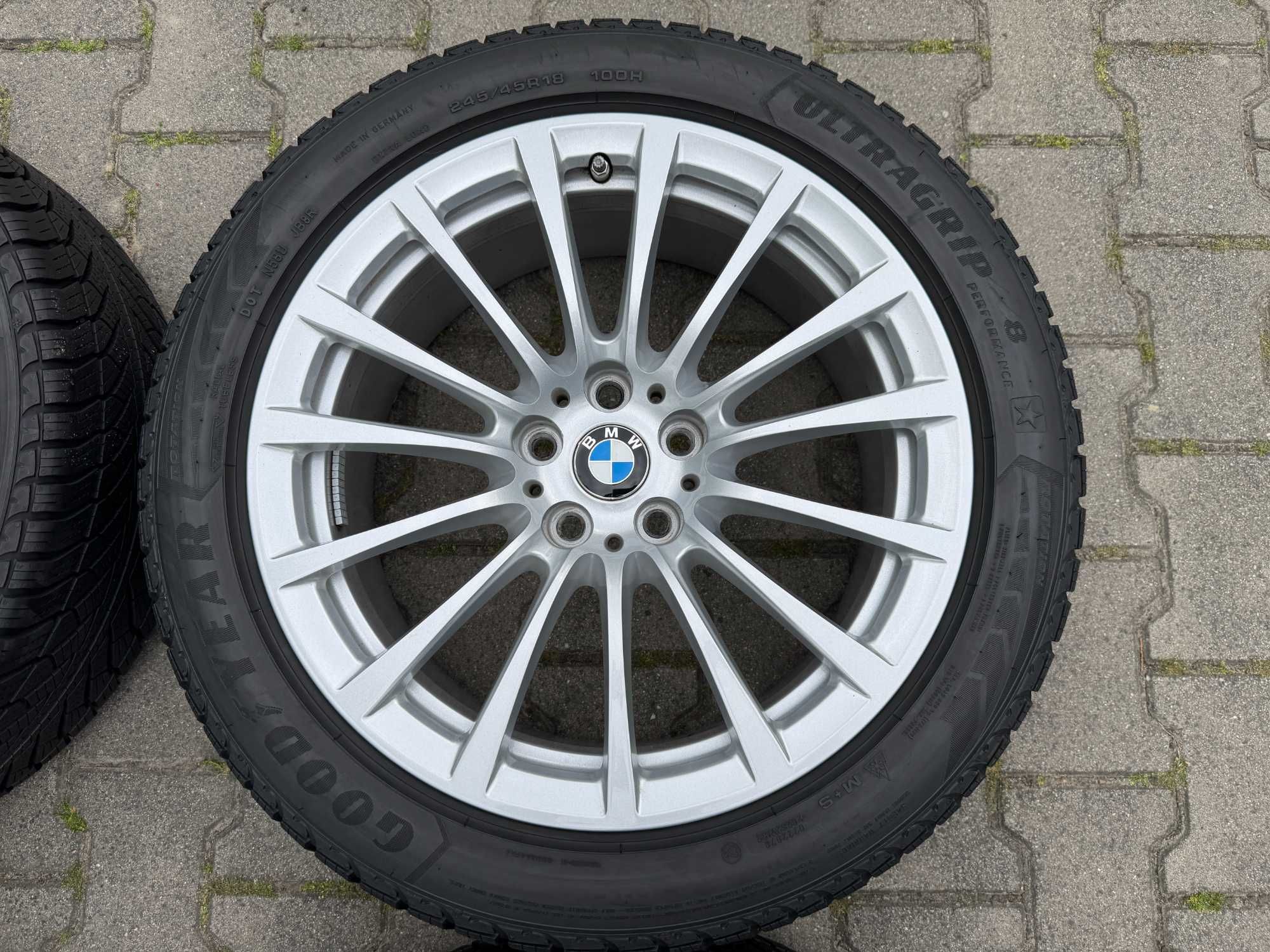Org Koła Zimowe Alu 18cali BMW 5 G30 G31 (245/45r18 GOODYEAR 7mm 2021r