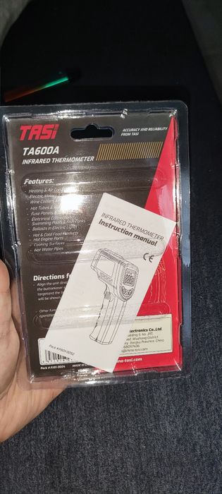 Laserowy miernik, termometr