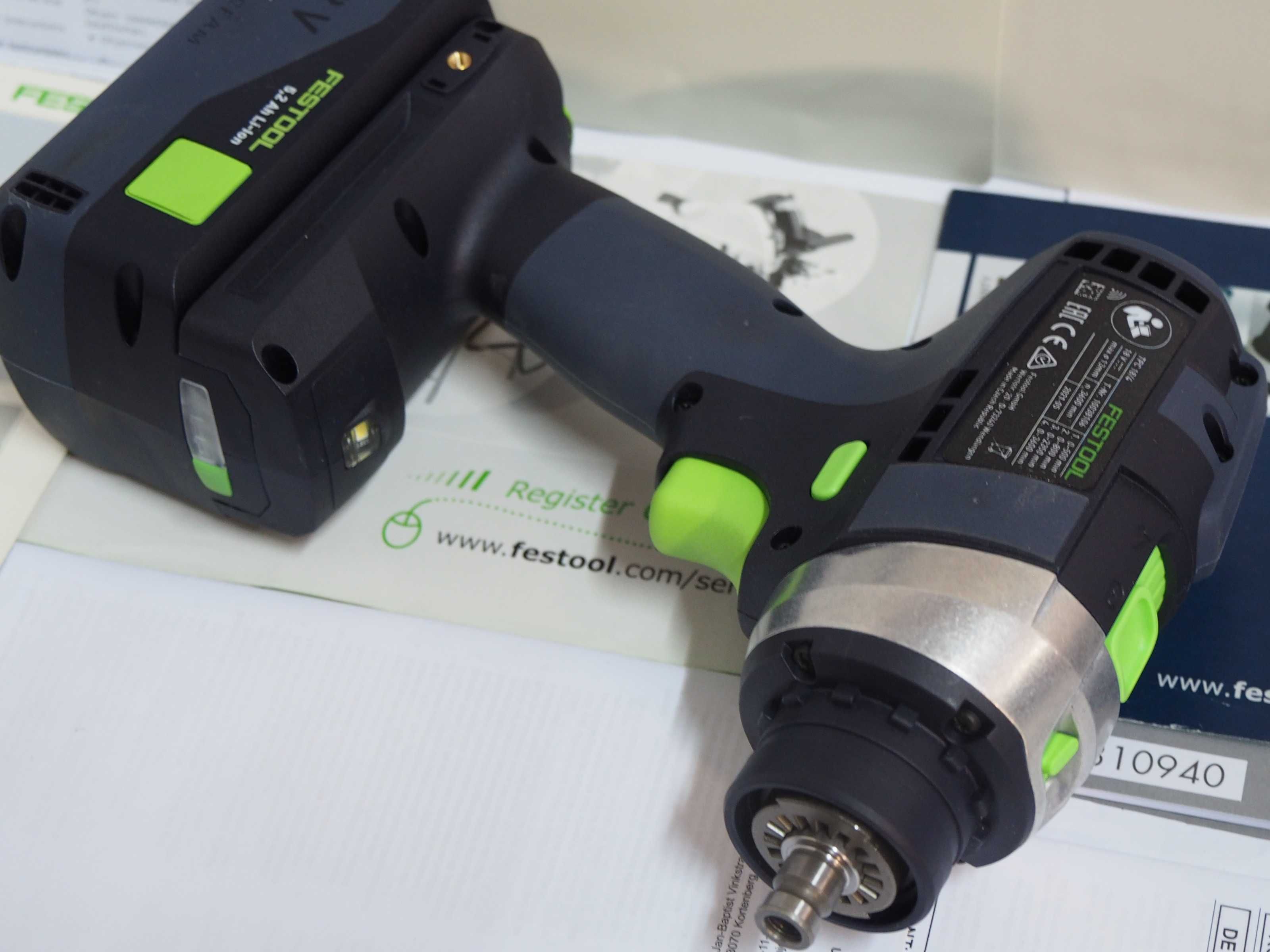 FESTOOL TPC 18/4 wkrętarka 4 biegi udar bezszczotkowa Quadrive 75Nm