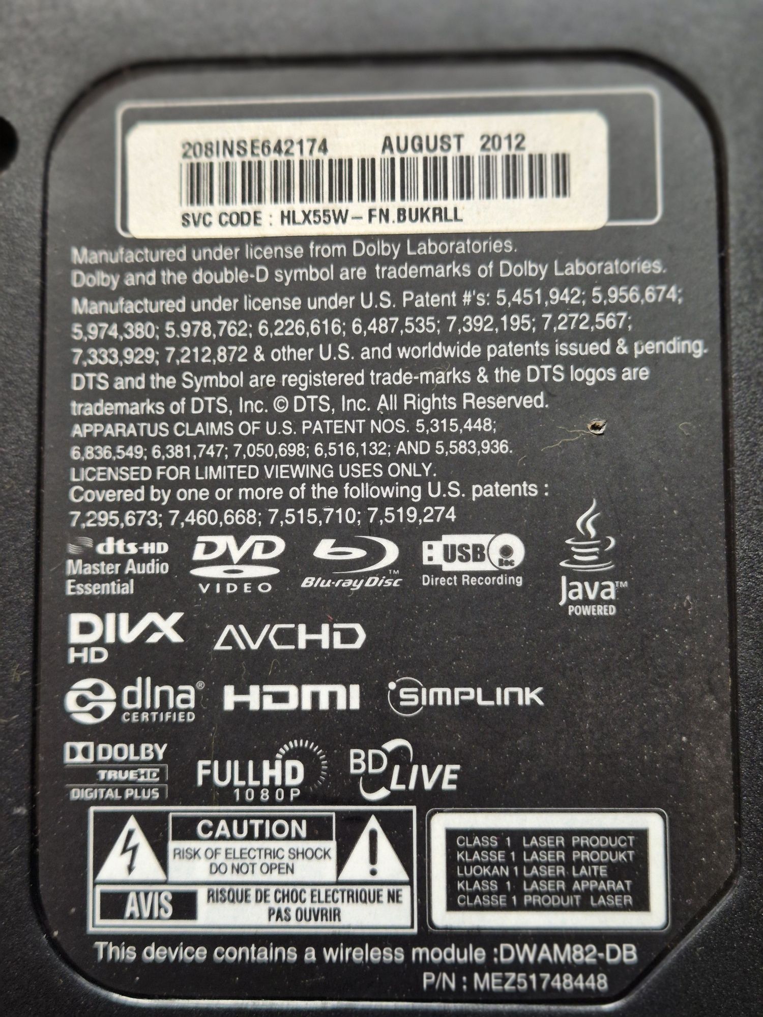 Домашній кінотеатр lg nlx50w