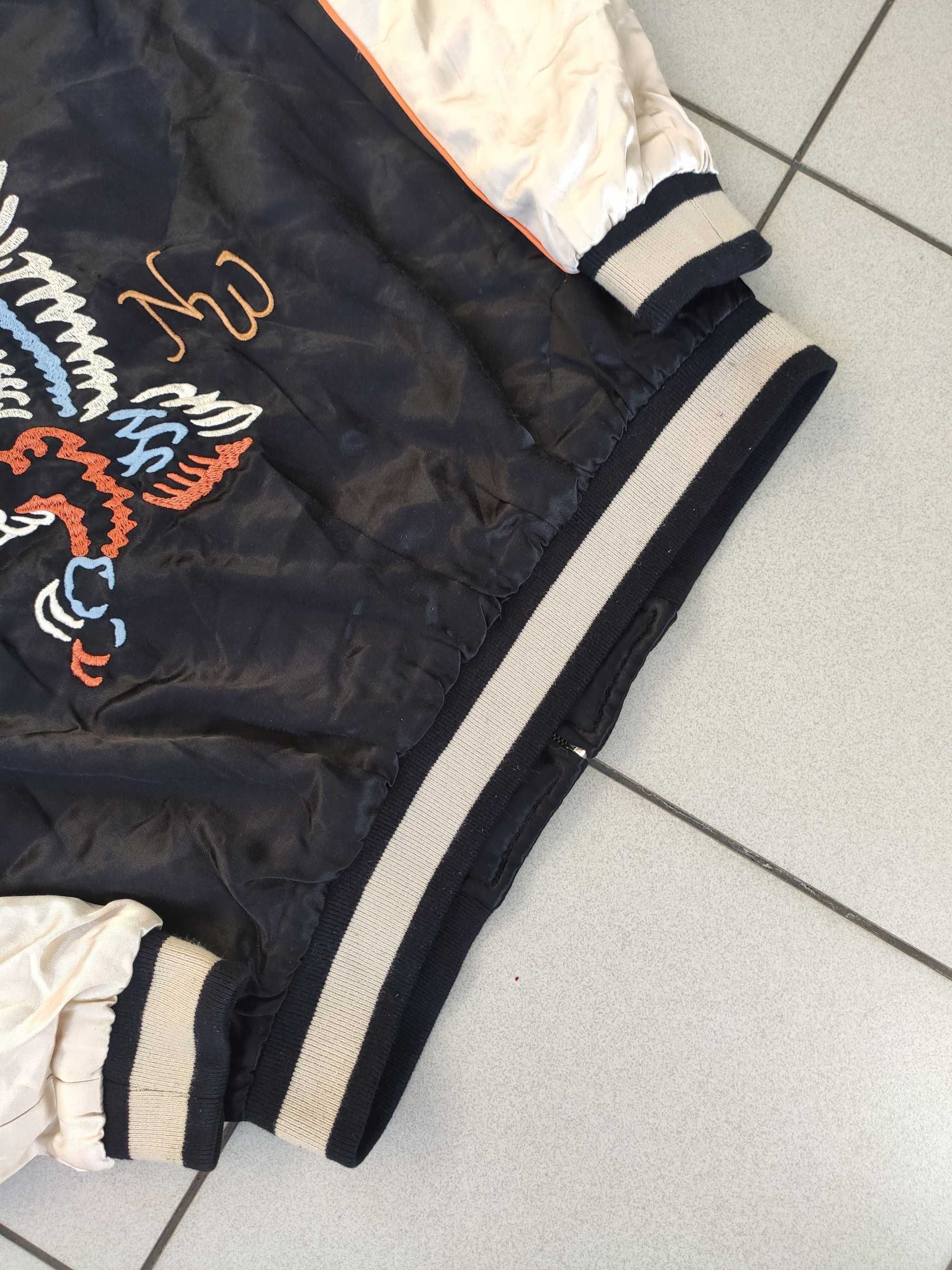 Kurtka dwustronna bomber Eagle wzorzysta unisex r. S