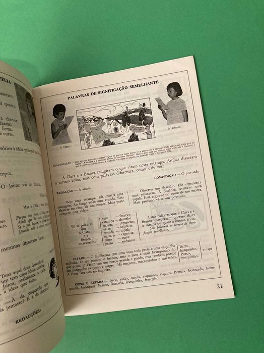 Livro Língua Portuguesa 2ª Classe Anos 60/70 Livraria Figueirinhas