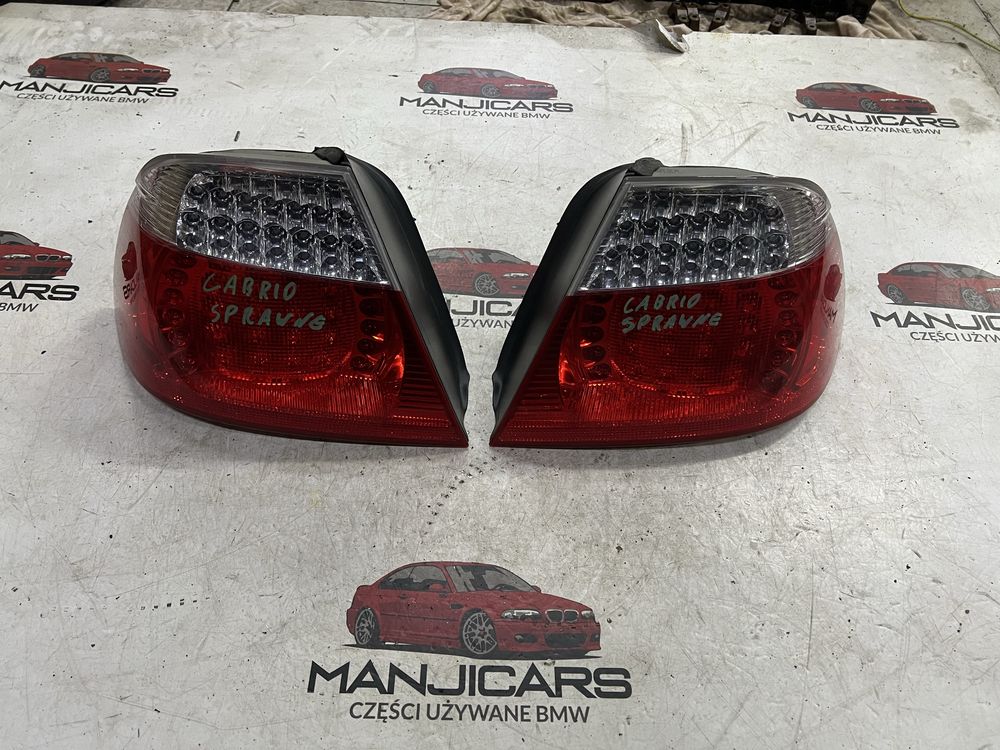 Lampy tyl tylne ledowe lewa prawa lampa led bmw e46 cabrio kabriolet