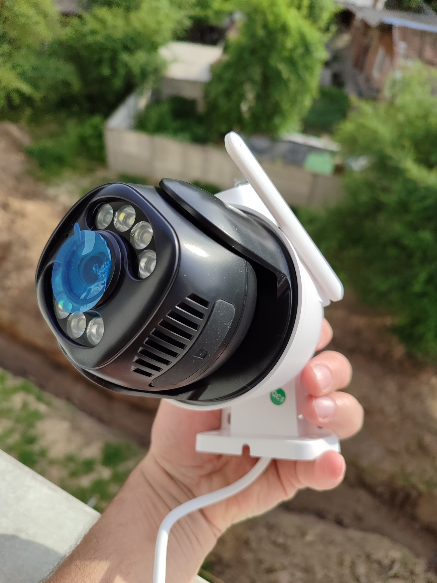 Wi Fi камера охоронна поворотна на 2 лінзи А28В/камера спостереження