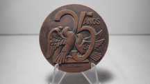 Medalha em Cobre de Cabral Antunes, Bodas de Prata