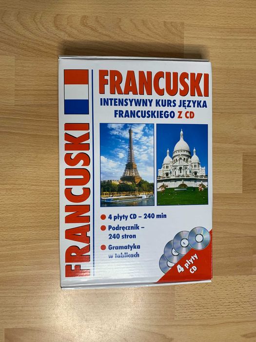 Francuski Intensywny kurs języka francuskiego z CD Antony J Peck