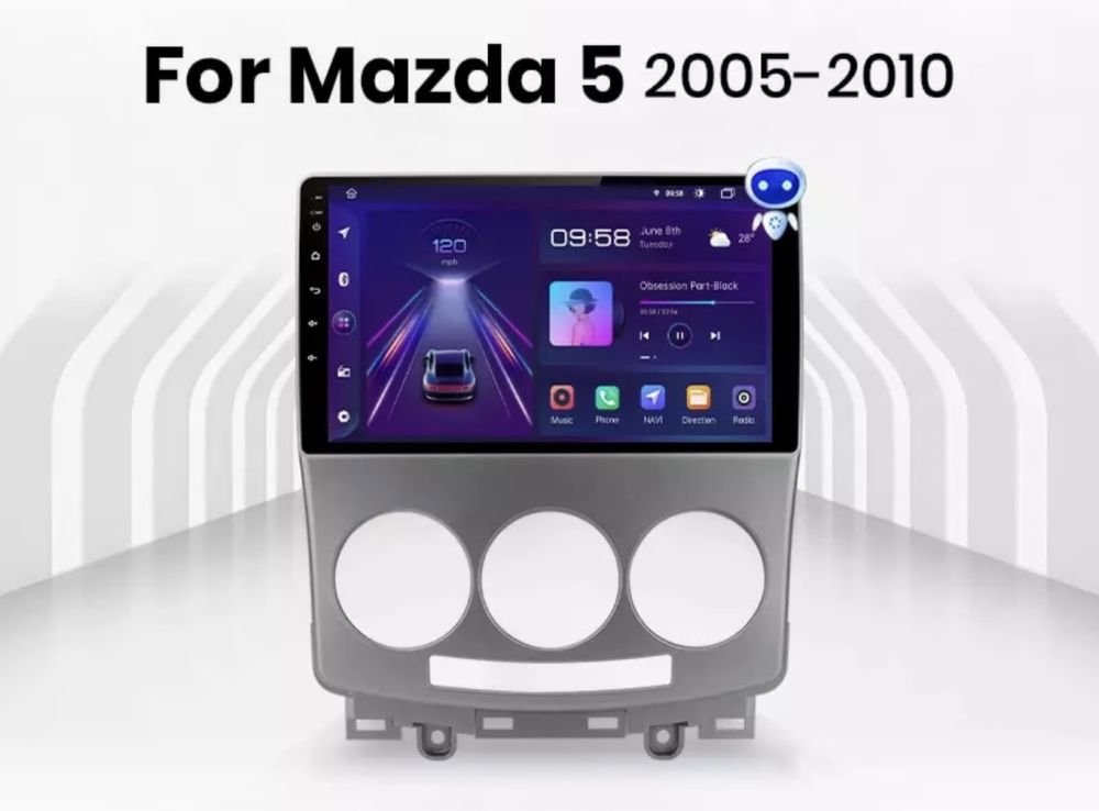 Штатная магнитола Mazda 5 (2005-2010)
