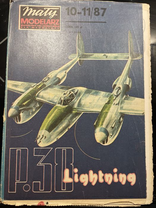 P-38 Lockheed Lighting - Mały Modelarz nr 10-11/87