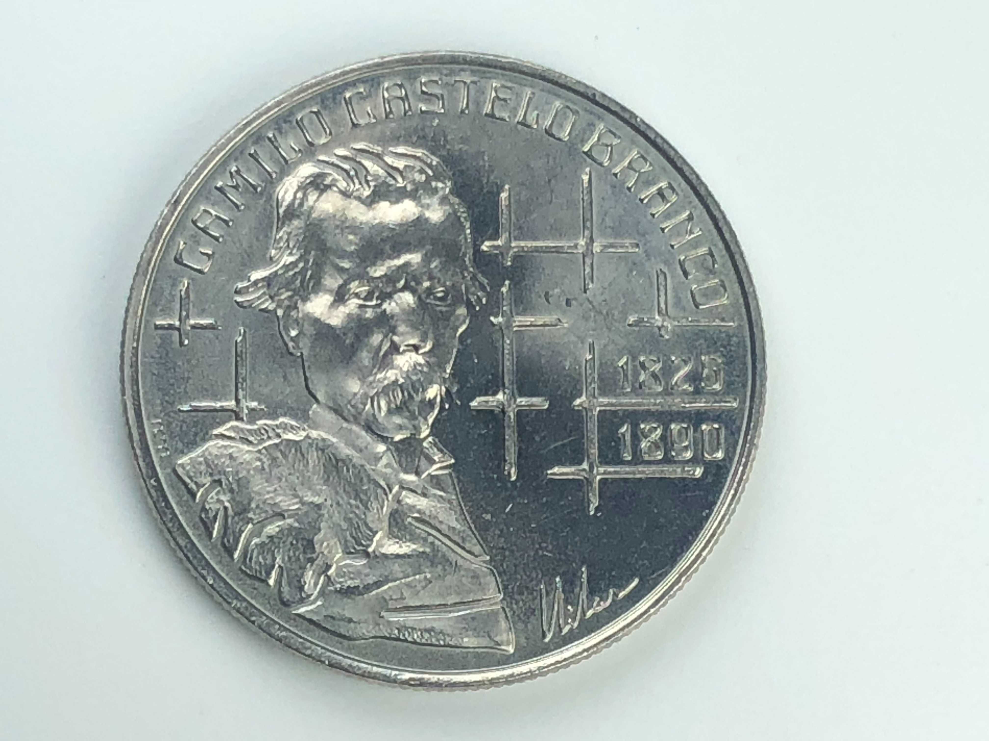 100 Escudos 1990 Cuproniquel Camilo Castelo Branco