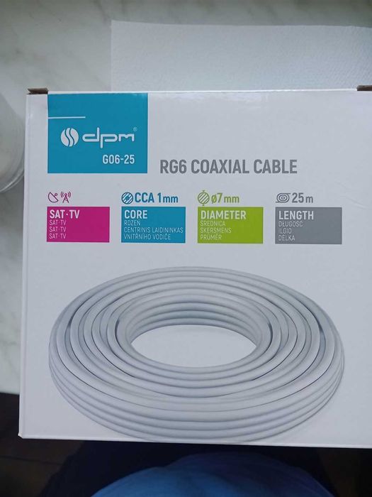 Kabel koncentryczny 25 m