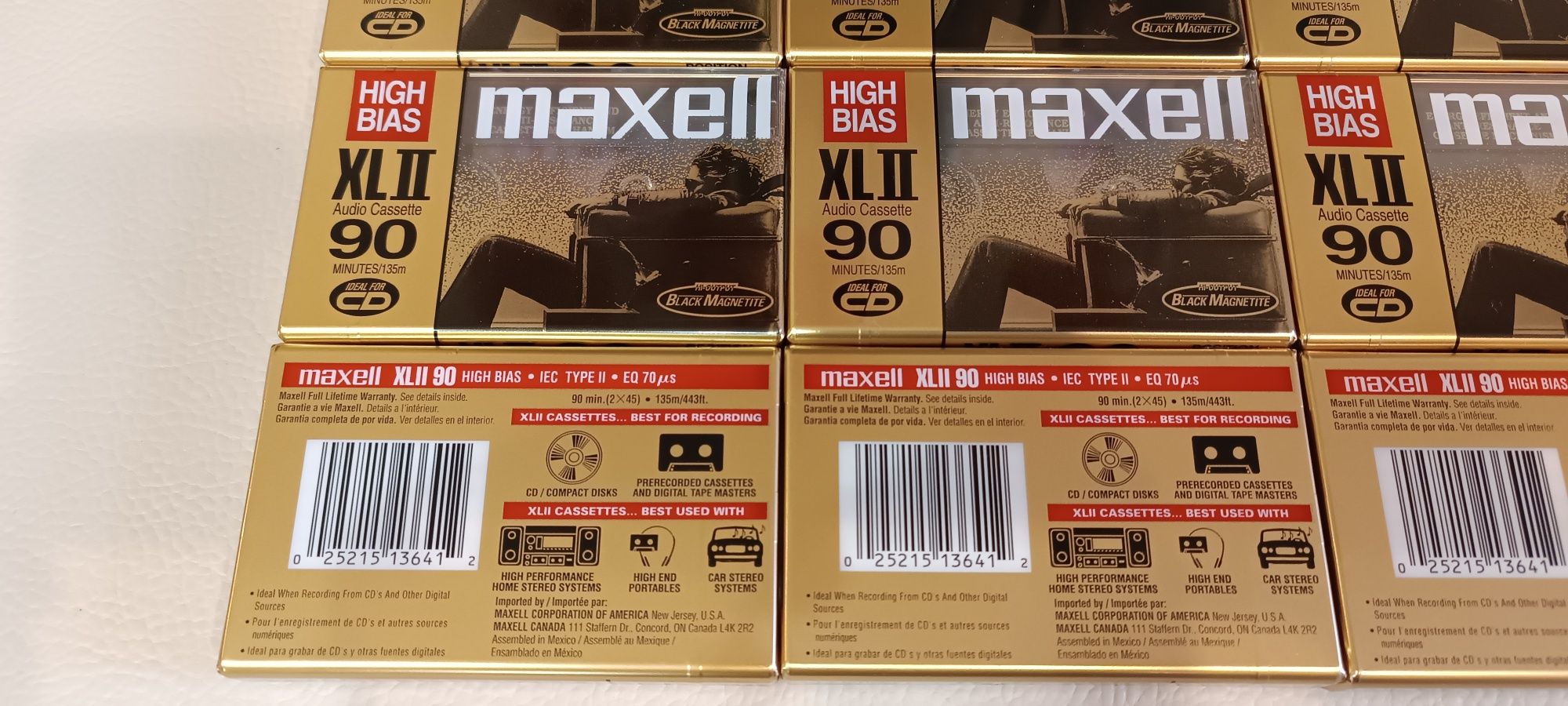 Кассеты Maxell XL-ll 90 новые запечатанные.