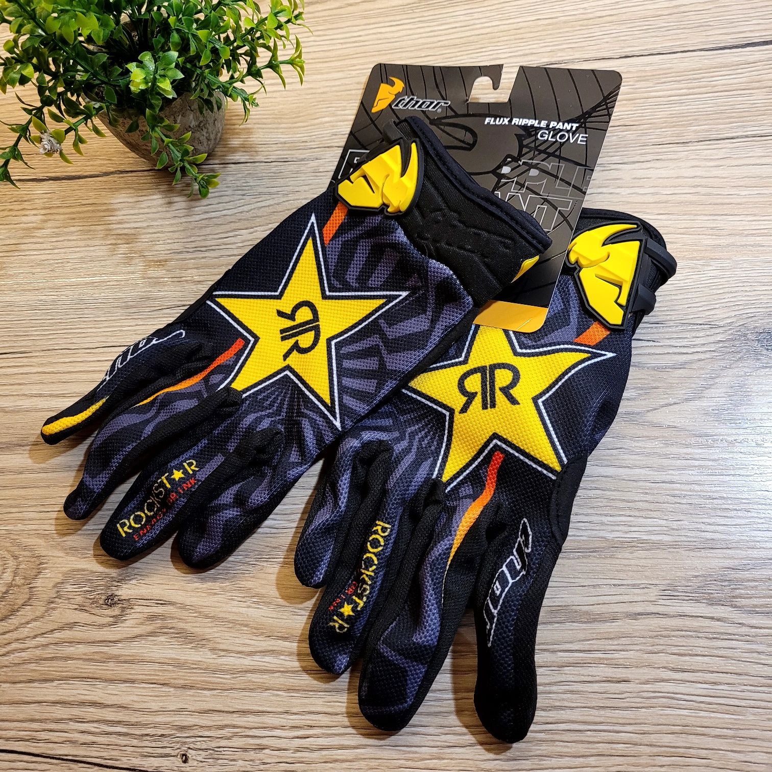 Rękawice rowerowe motocrossowe downhill enduro quad THOR Rockstar