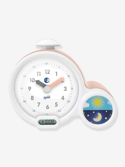 Pabobo Kid’sleep budzik edukacyjny + lampka nocna różowy