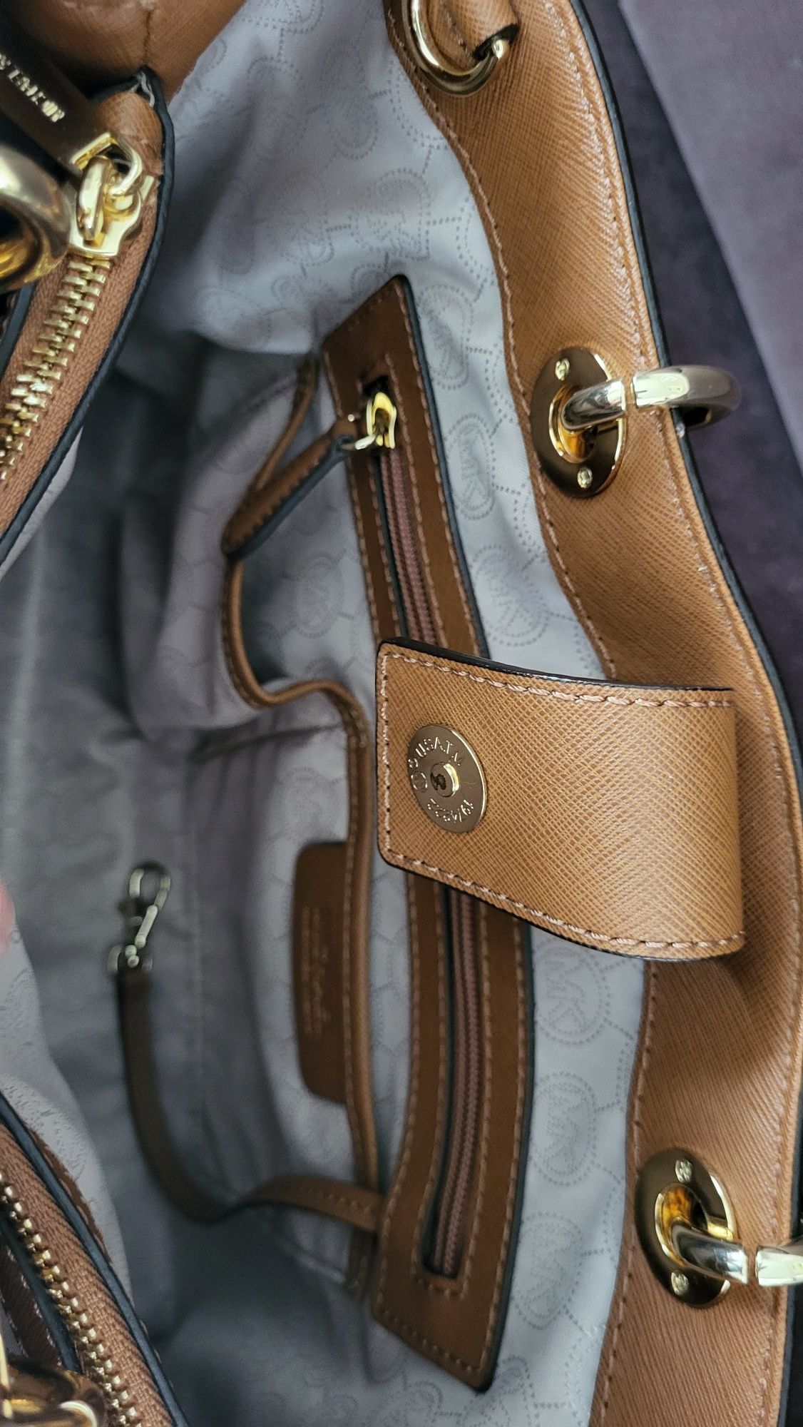 Torebka Michael Kors brązowa ruda oryginał