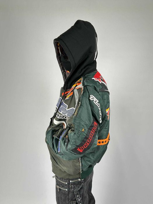 Vetements Green Navy Alpha Industries Bomber бомбер куртка зелена S M