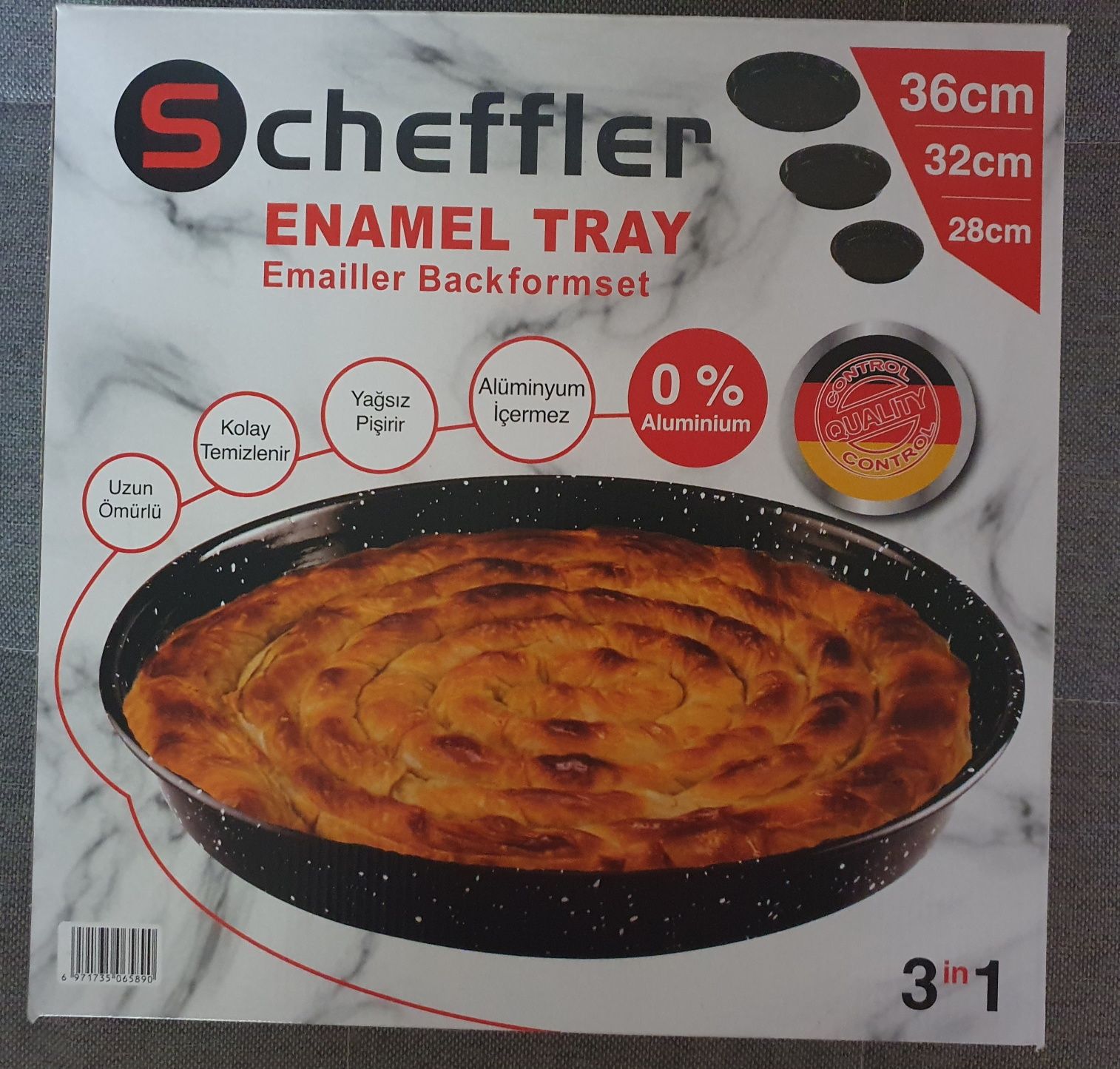 Formy do pieczenia, emaliowane