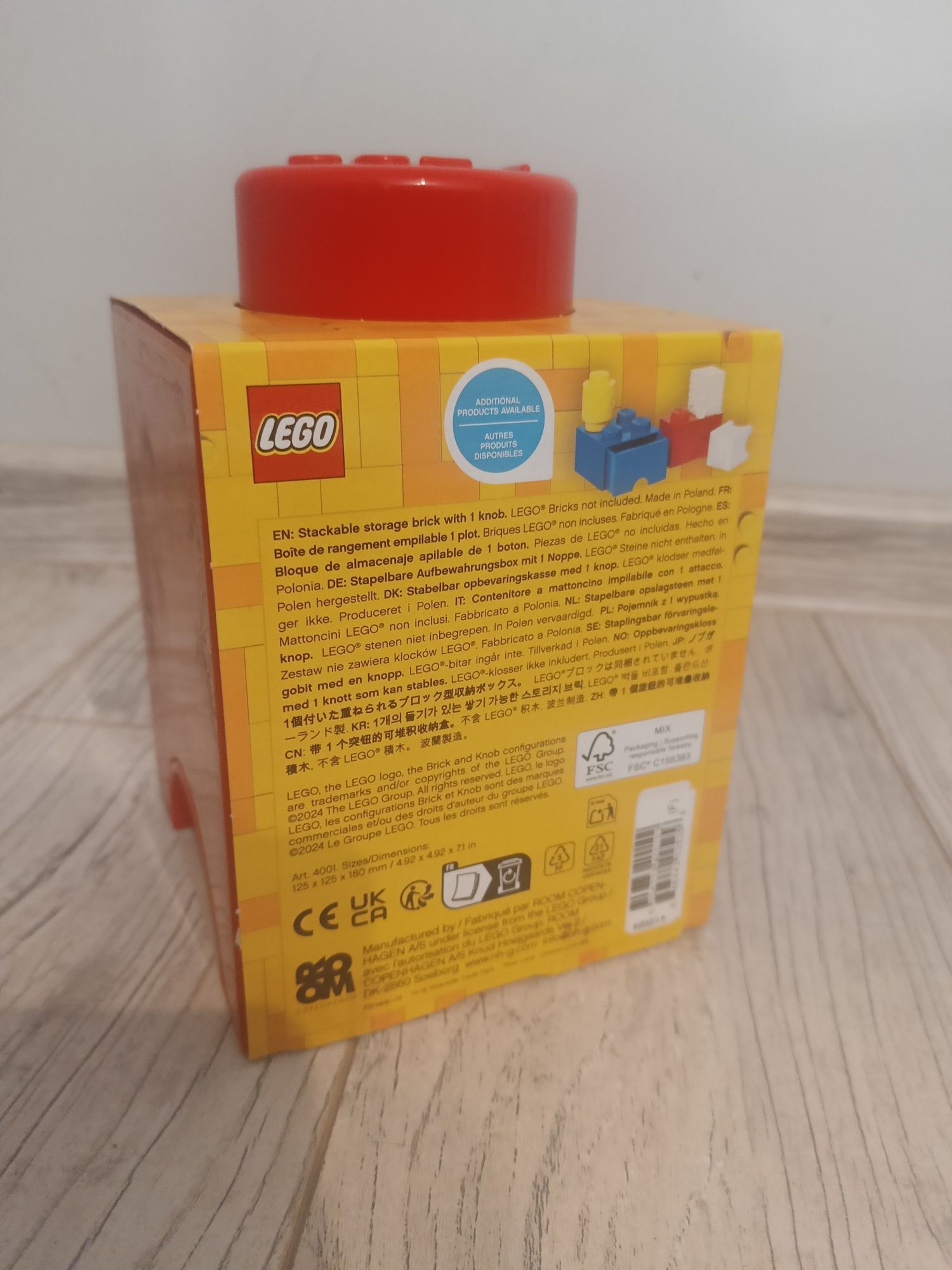 Pojemnik LEGO pudełko skrzynia