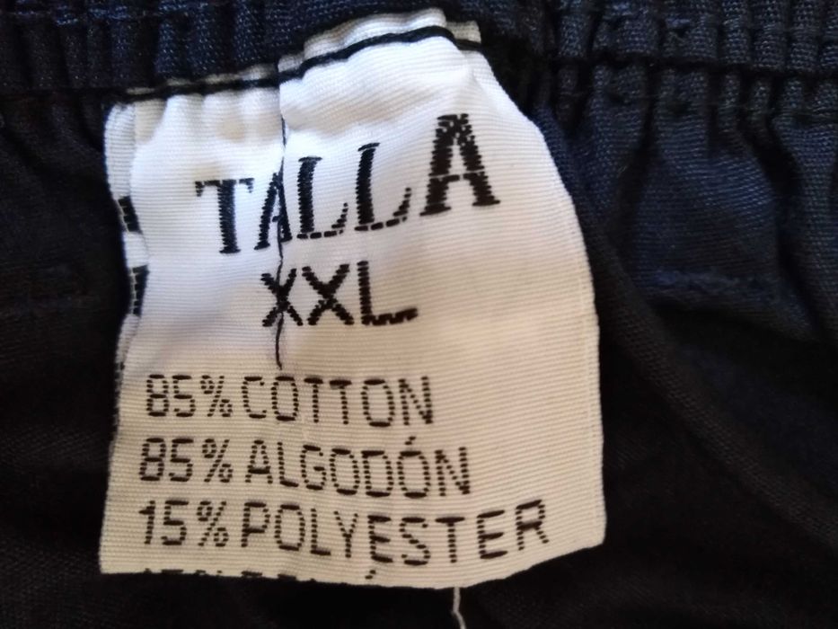 Calças Negras Talla XXL