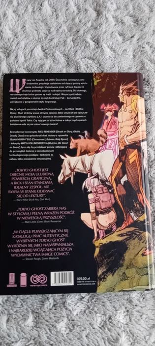 Komiks Tokyo Ghost z autografem