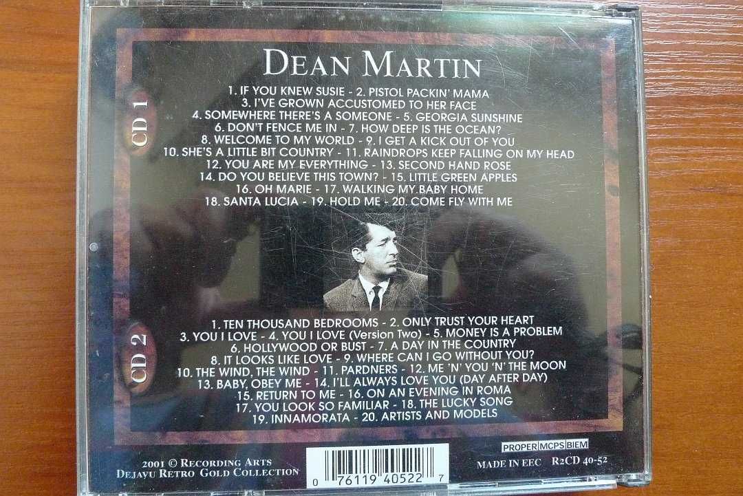 Dean Martin  Gold Collection 2 CD plus  bonus