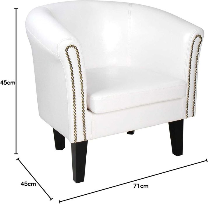 Nowy fotel Chesterfield/ pufa / podnóżek / krzesło / stołek !K331!