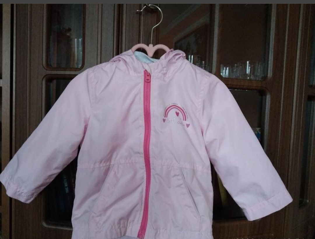 Курточка-вітрівка  для дівчинки 80