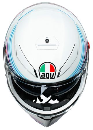 AGV K3 SV 002 SAKURA PEARL WHITE/PURPLE kask integralny blenda 2020